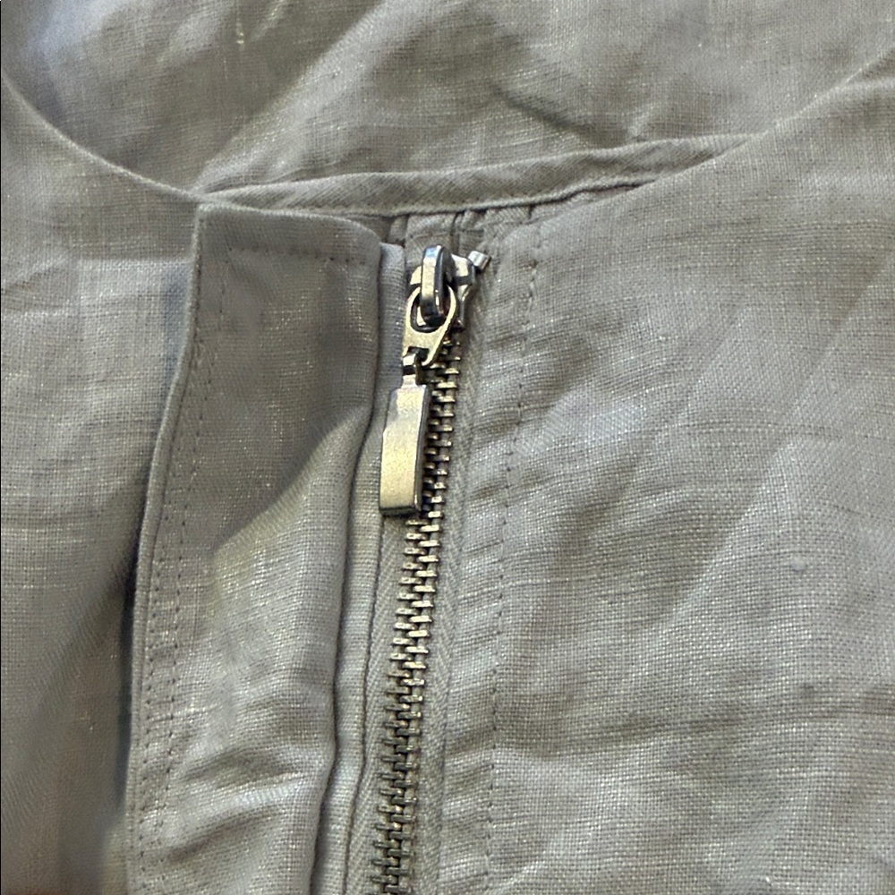 Chico's Light Gray Utility Jacket - Picture 3 of 3